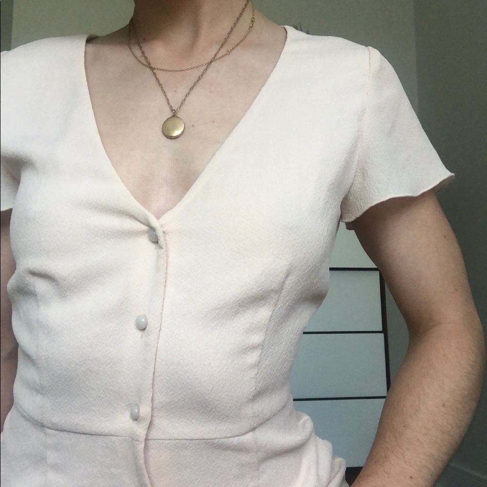 Aritzia Wilfred button down sundress